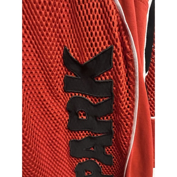 IVY PARK Mesh Oversized Logo V Neck Tee Red Size Large - Picture 4 of 8